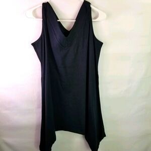 CW CLASSICS ASYMMETRICAL LONG TOP. SIZE M